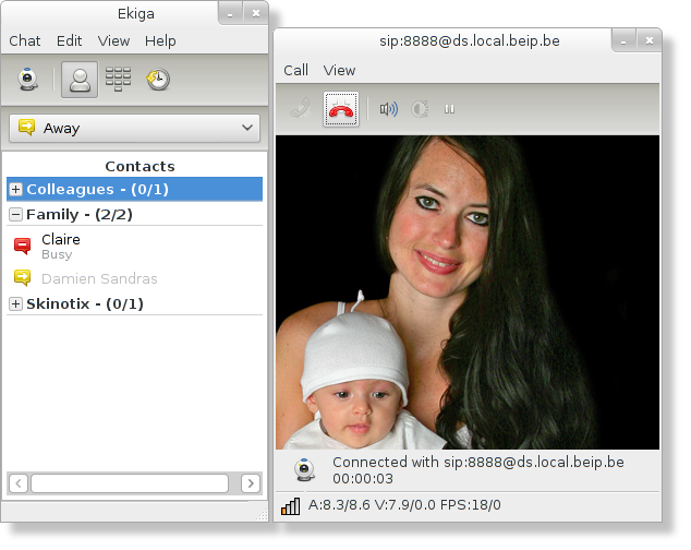 Version majeure d'Ekiga, logiciel libre de visioconférence - LinuxFr.org